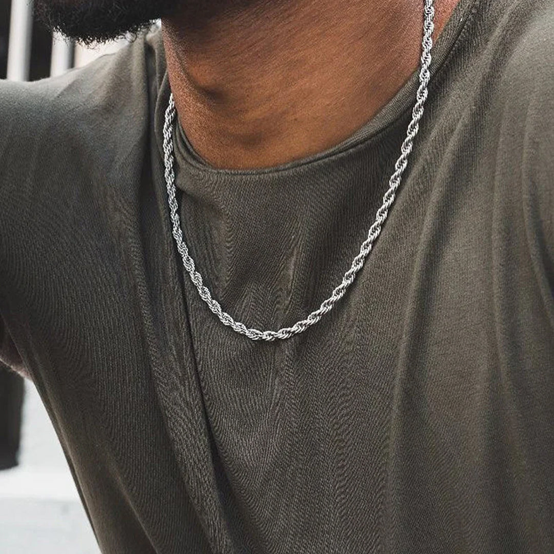 Stainless Steel Twisted Cuban Chain