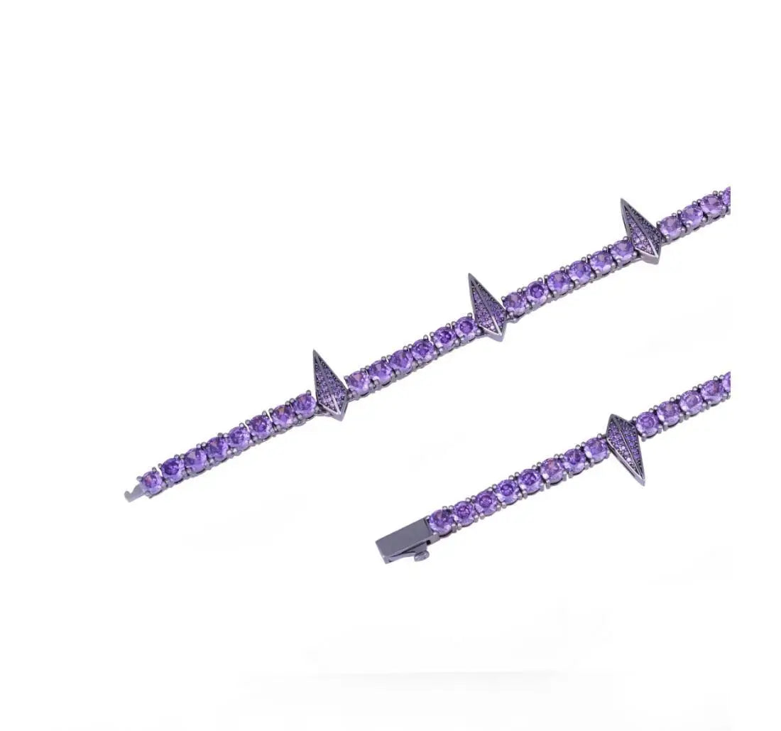 Black Panther Luxury Tennis Cuban Chain